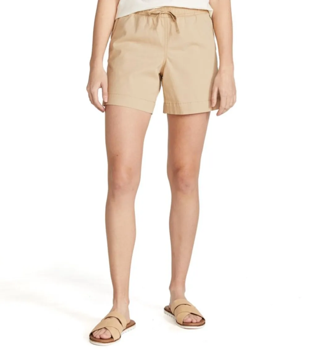 "Women's Lakewashed Dock Shorts, Mid-Rise"-L.L.Bean Cheap
