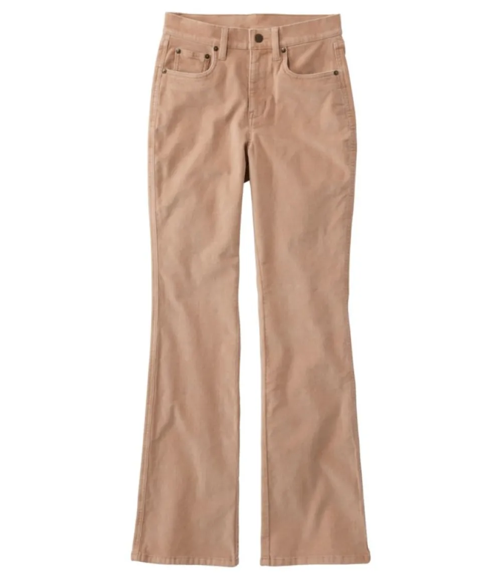 "Women's L.L. Bean Everyday Corduroy Pants, High-Rise Bootcut"-L.L.Bean Online