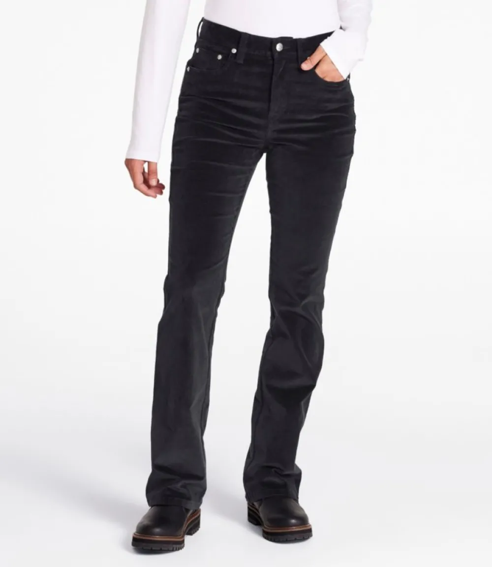 "Women's L.L. Bean Everyday Corduroy Pants, High-Rise Bootcut"-L.L.Bean Online