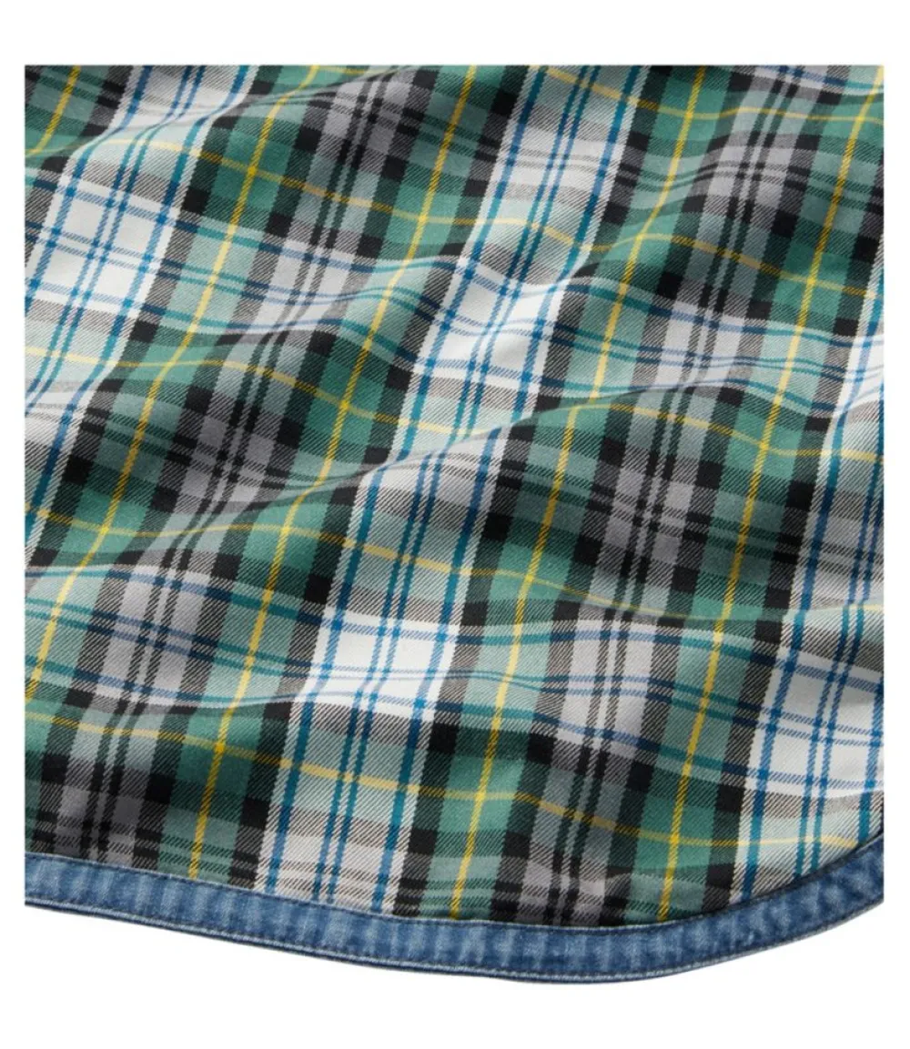 "Women's L.L. Bean Heritage Washed Denim Shirt, Lined"-L.L.Bean Discount