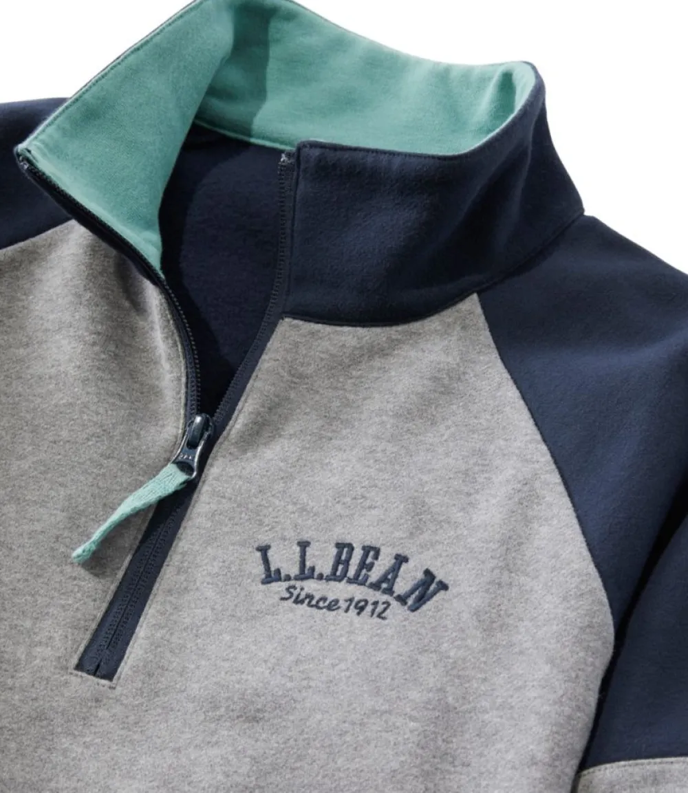 "Women's 1912 Sweatshirt, Quarter-Zip Colorblock"-L.L.Bean Best Sale