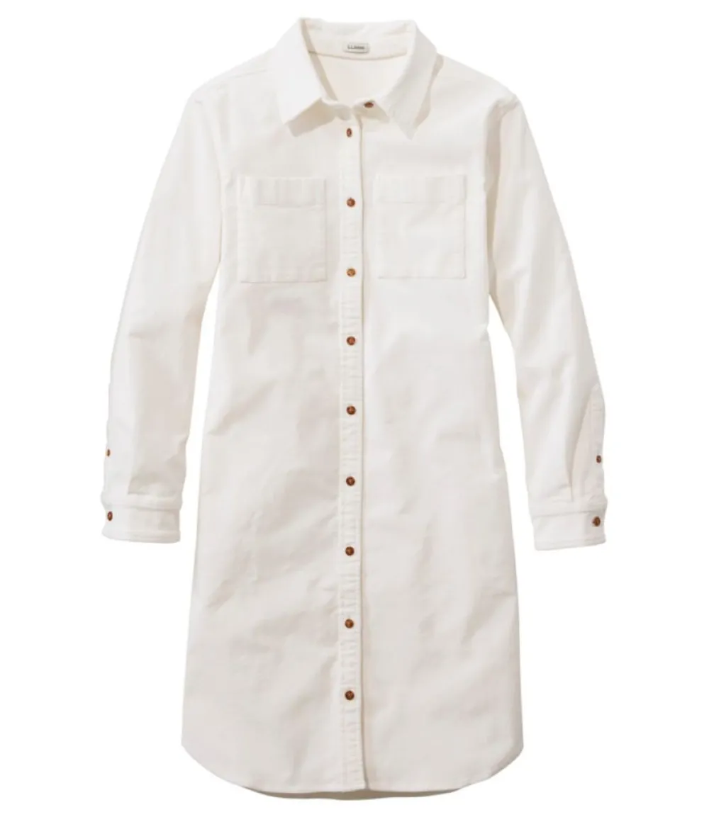 "Women's Heritage Corduroy Shirt Dress"-L.L.Bean Best Sale