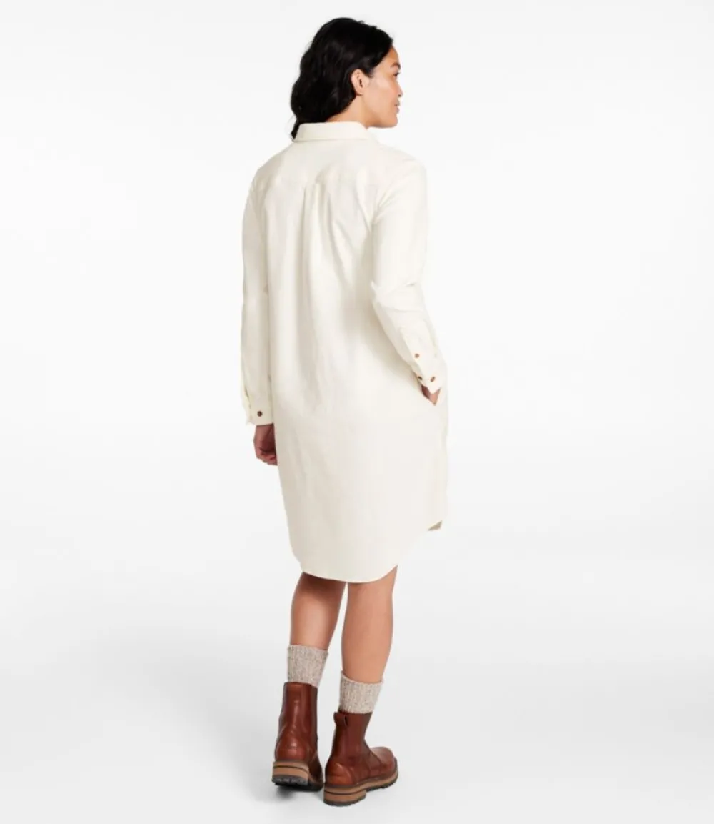 "Women's Heritage Corduroy Shirt Dress"-L.L.Bean Best Sale