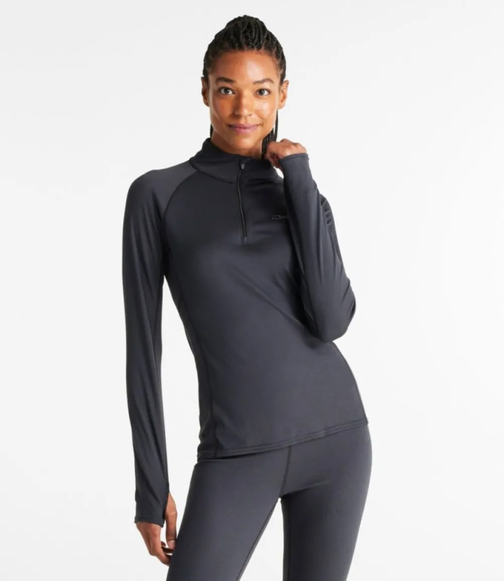 "Women's Midweight Base Layer, 1/4 Zip"-L.L.Bean Discount