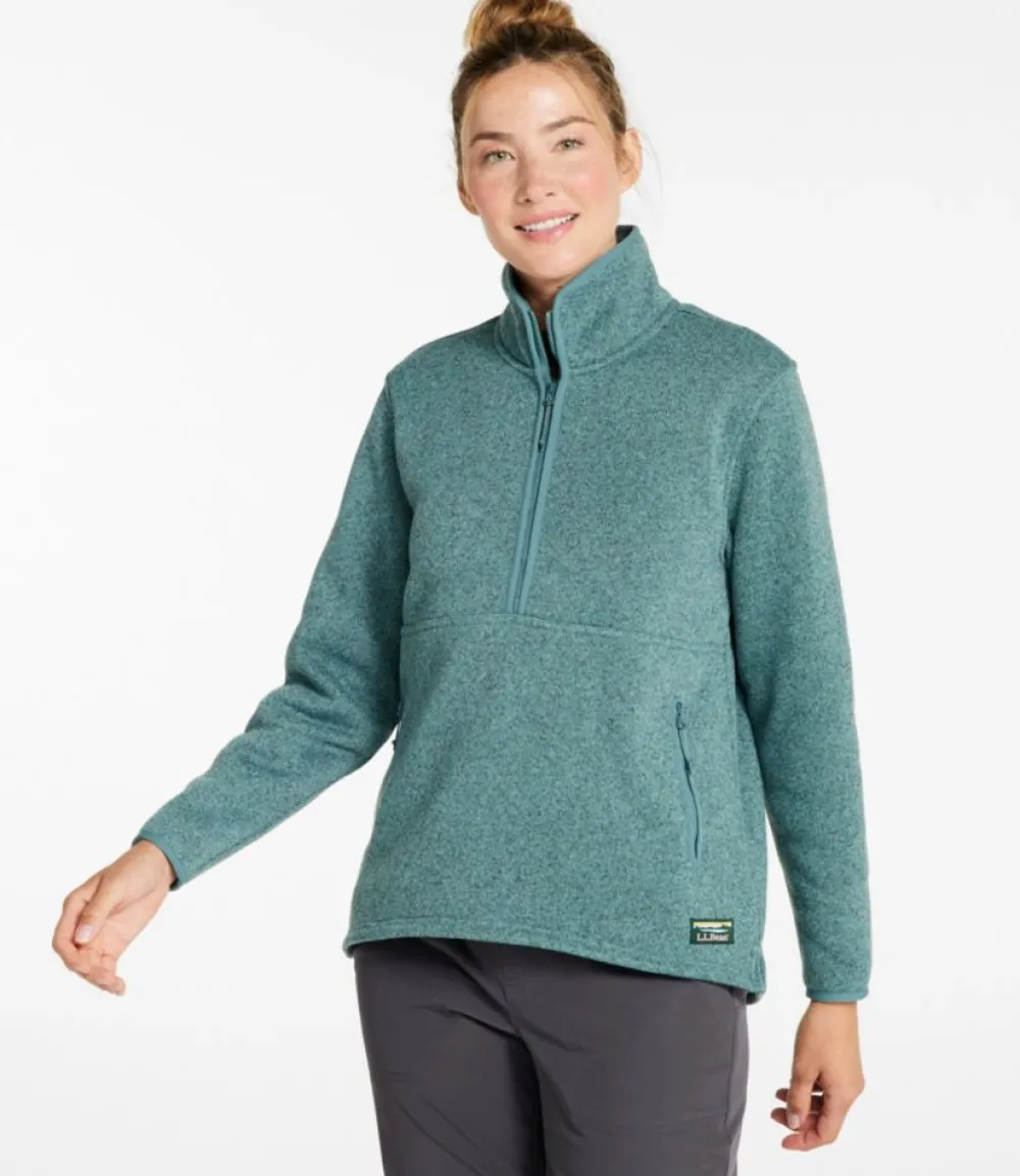"Women's Sweater Fleece Half-Zip Pullover"-L.L.Bean Best Sale