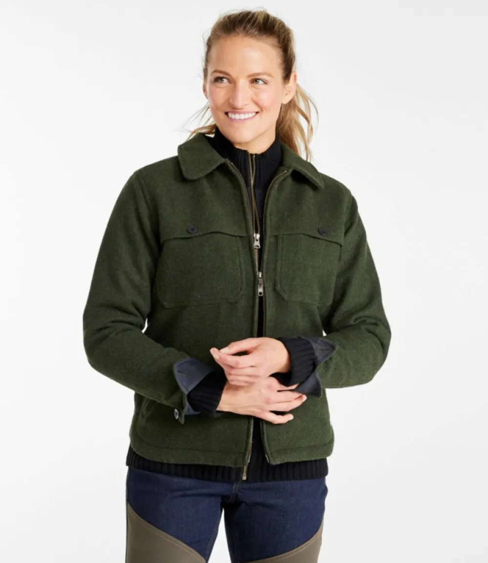 "Women's Maine Guide Zip Front Jac-Shirt with Primaloft"-L.L.Bean Shop