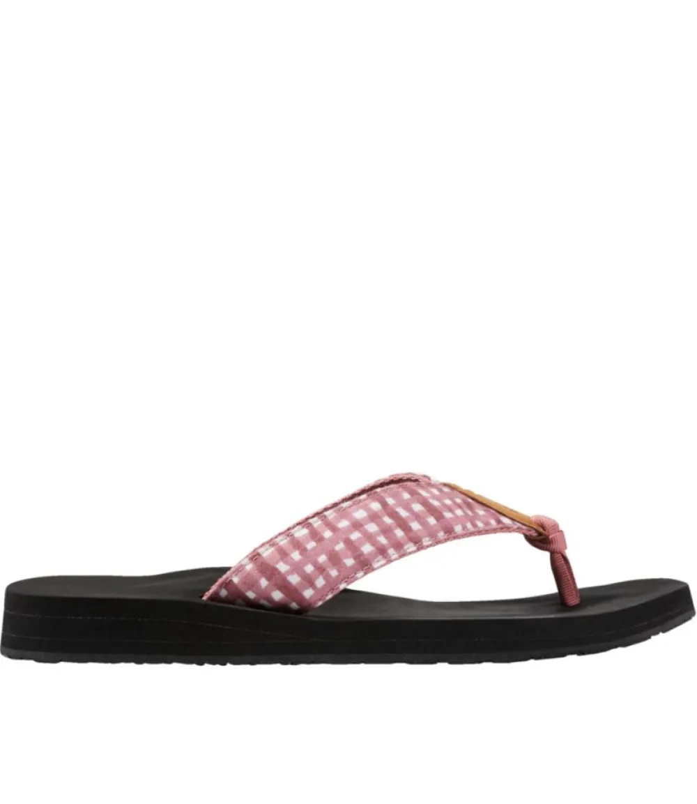 "Women's Maine Isle Flip-Flops, Woven Print"-L.L.Bean Sale