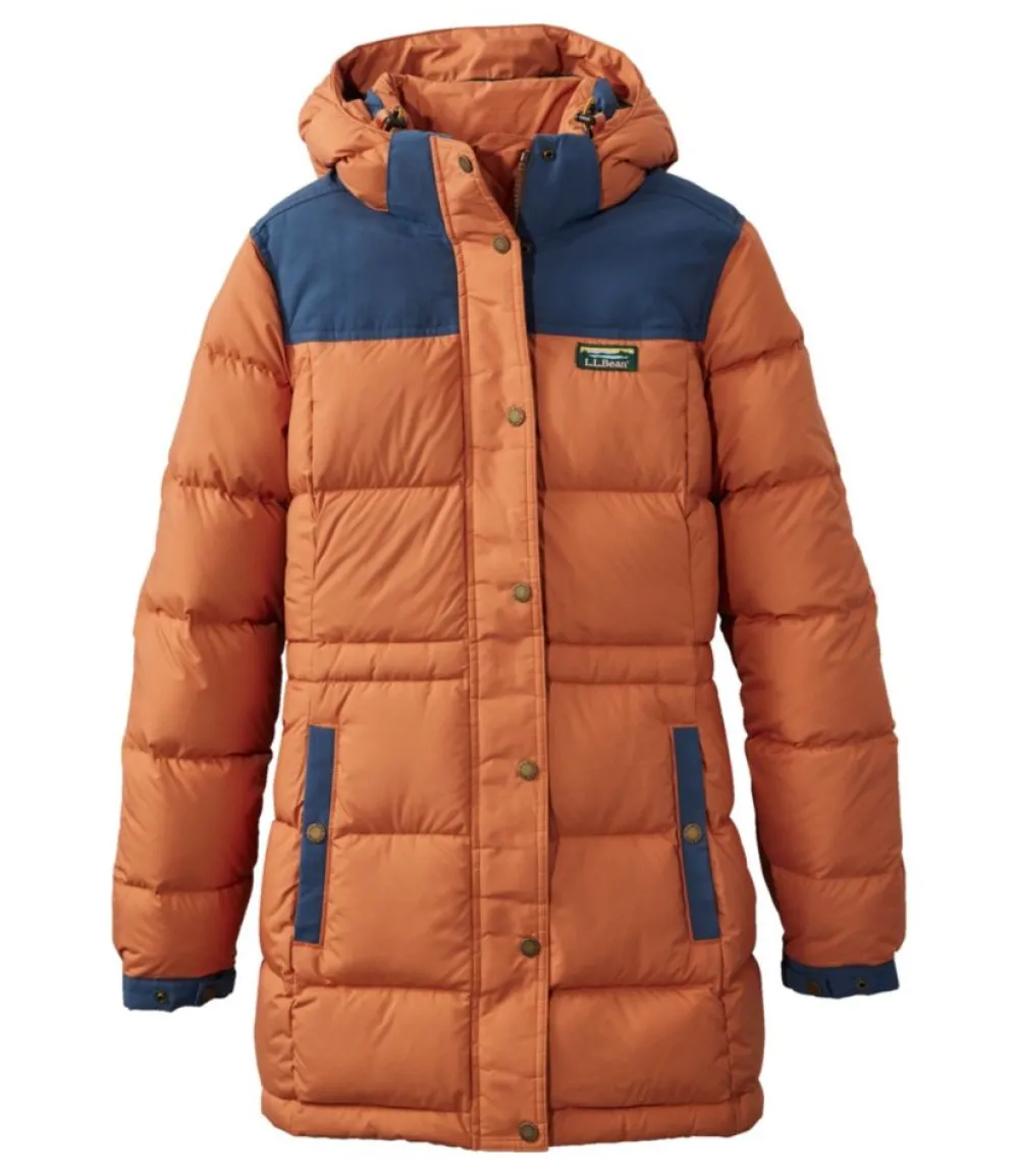"Women's Mountain Classic Down Parka, Colorblock"-L.L.Bean Discount