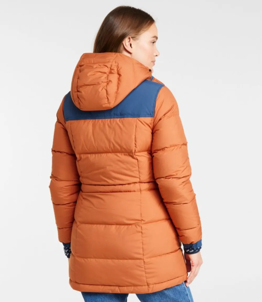 "Women's Mountain Classic Down Parka, Colorblock"-L.L.Bean Discount