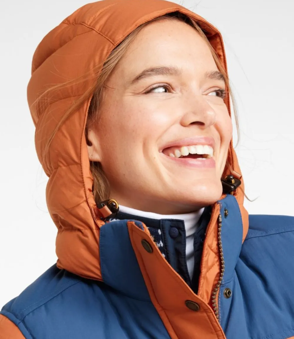 "Women's Mountain Classic Down Parka, Colorblock"-L.L.Bean Discount