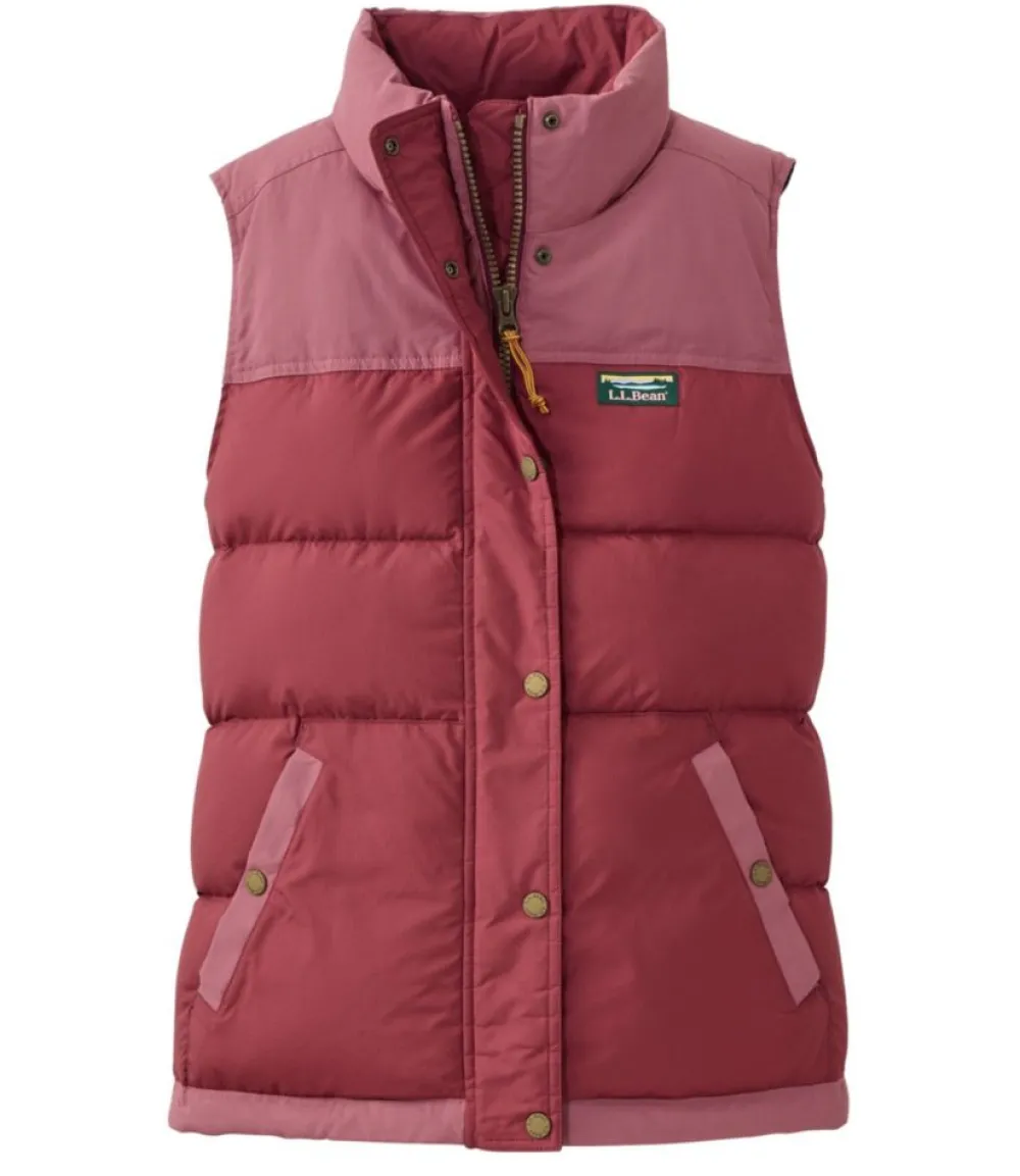 "Women's Mountain Classic Down Vest, Colorblock"-L.L.Bean Best Sale