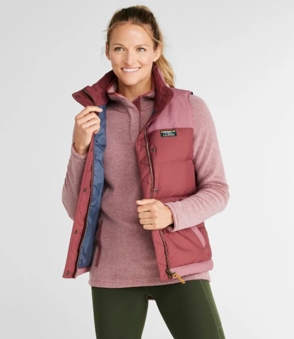 "Women's Mountain Classic Down Vest, Colorblock"-L.L.Bean Best Sale