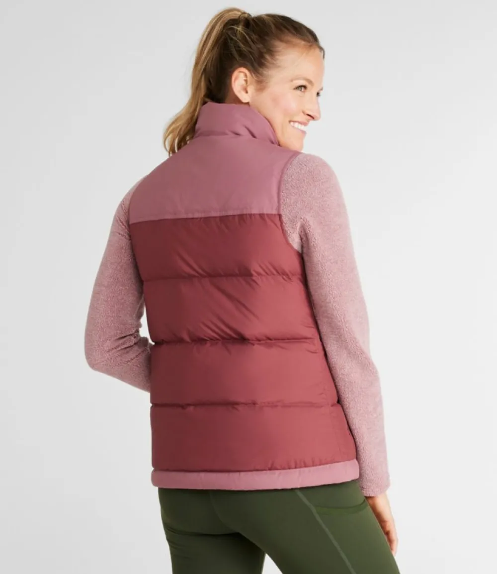 "Women's Mountain Classic Down Vest, Colorblock"-L.L.Bean Best Sale