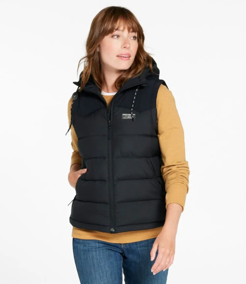 "Women's Mountain Classic Hooded Down Vest"-L.L.Bean Flash Sale