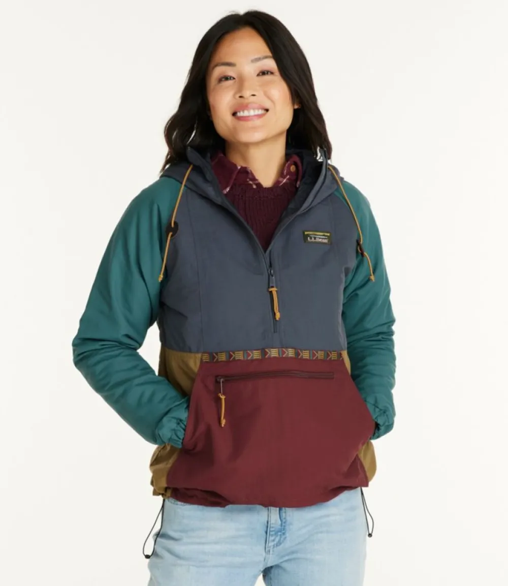 "Women's Mountain Classic Insulated Anorak, Multi-Color"-L.L.Bean Cheap