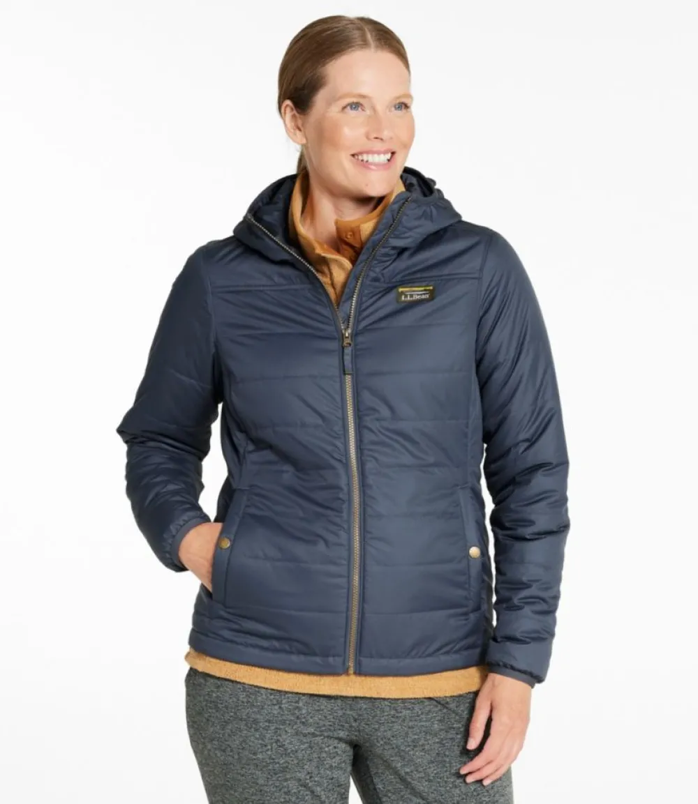 "Women's Mountain Classic Puffer Hooded Jacket"-L.L.Bean Clearance