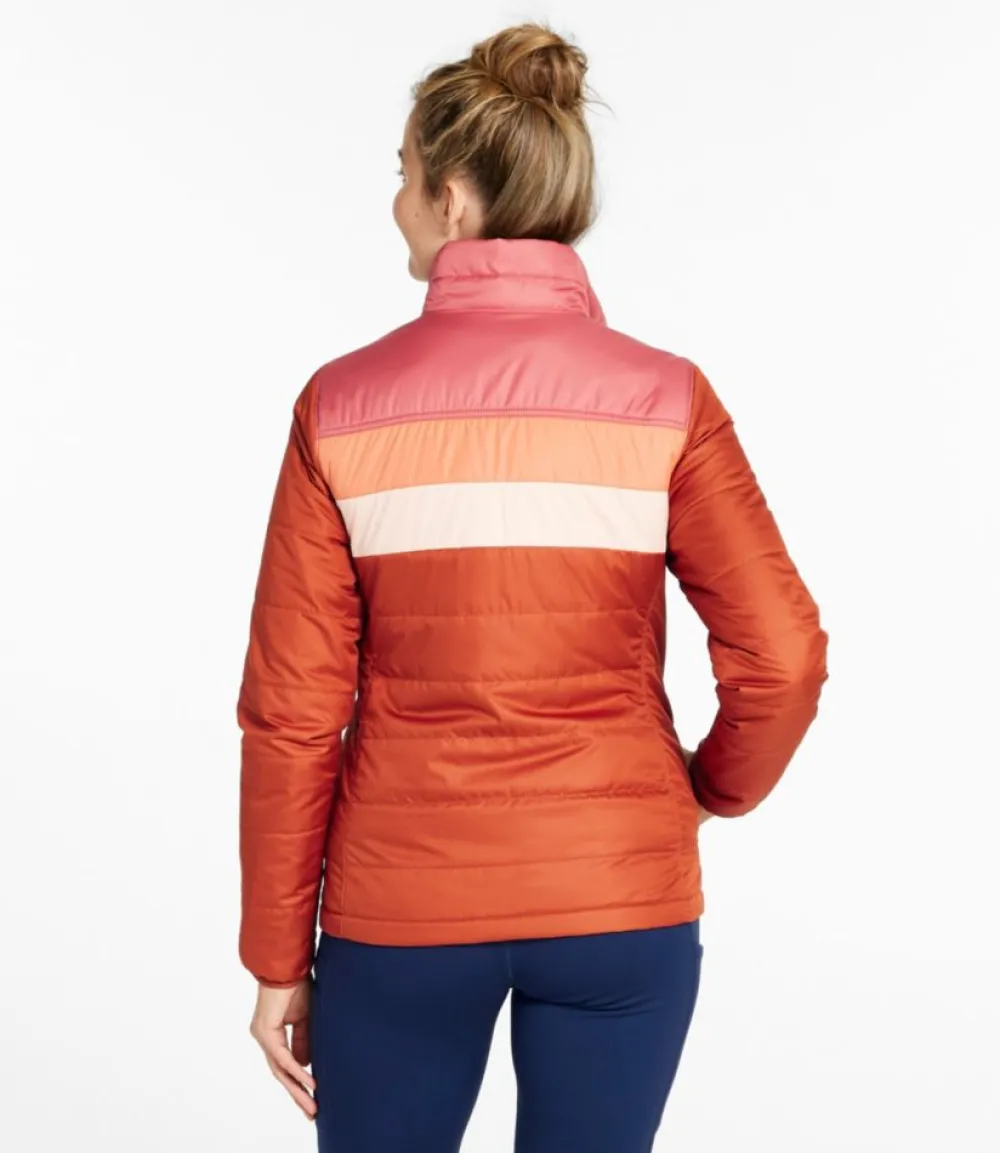 "Women's Mountain Classic Puffer Jacket, Colorblock"-L.L.Bean Cheap
