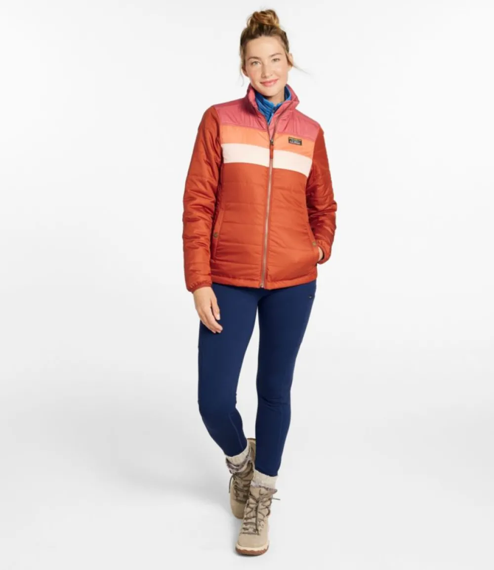 "Women's Mountain Classic Puffer Jacket, Colorblock"-L.L.Bean Cheap