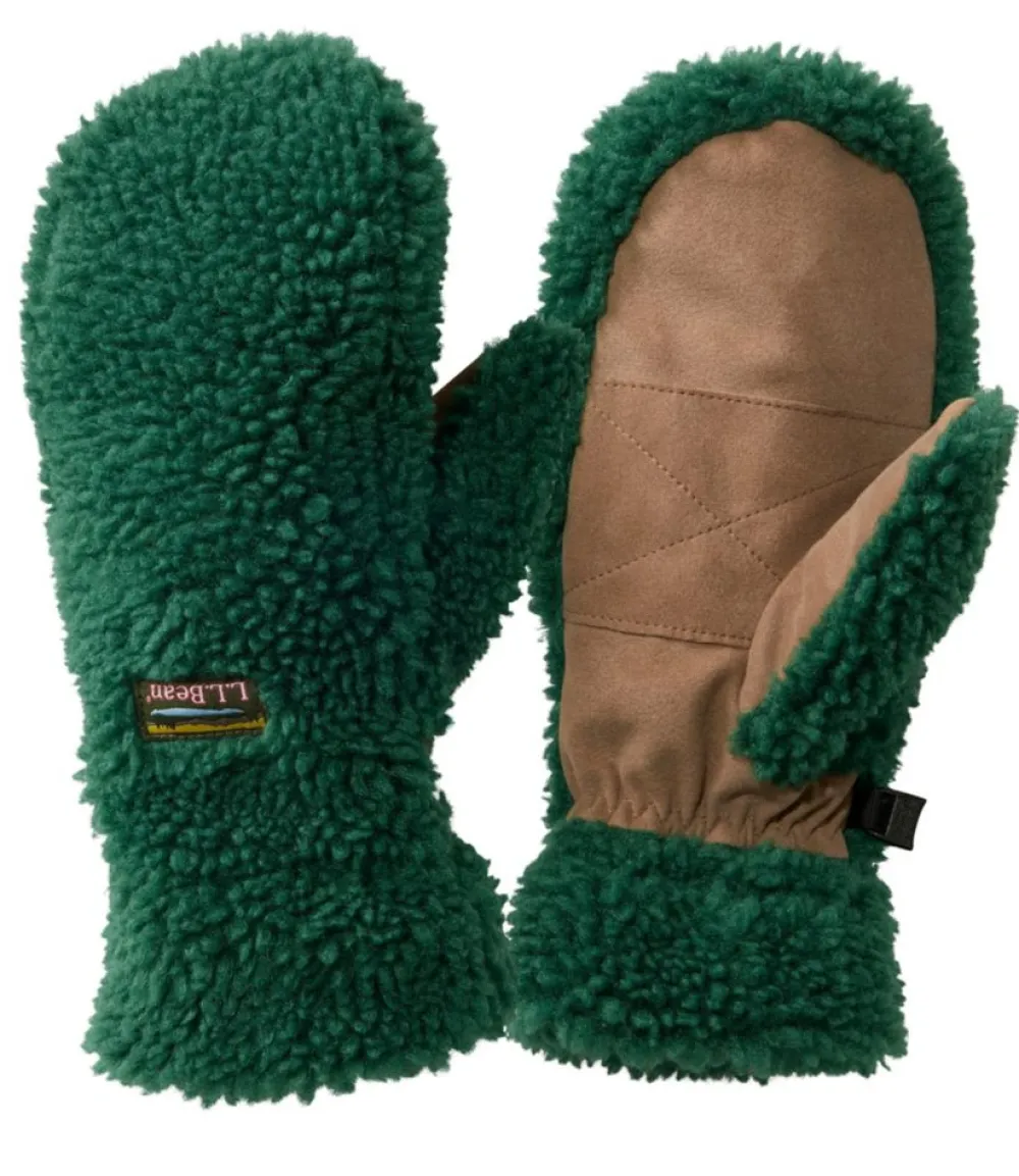 "Women's Mountain Pile Fleece Mittens"-L.L.Bean Fashion