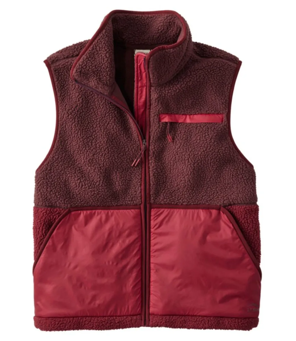 "Women's Mountainside Fleece Vest, Colorblock"-L.L.Bean Discount