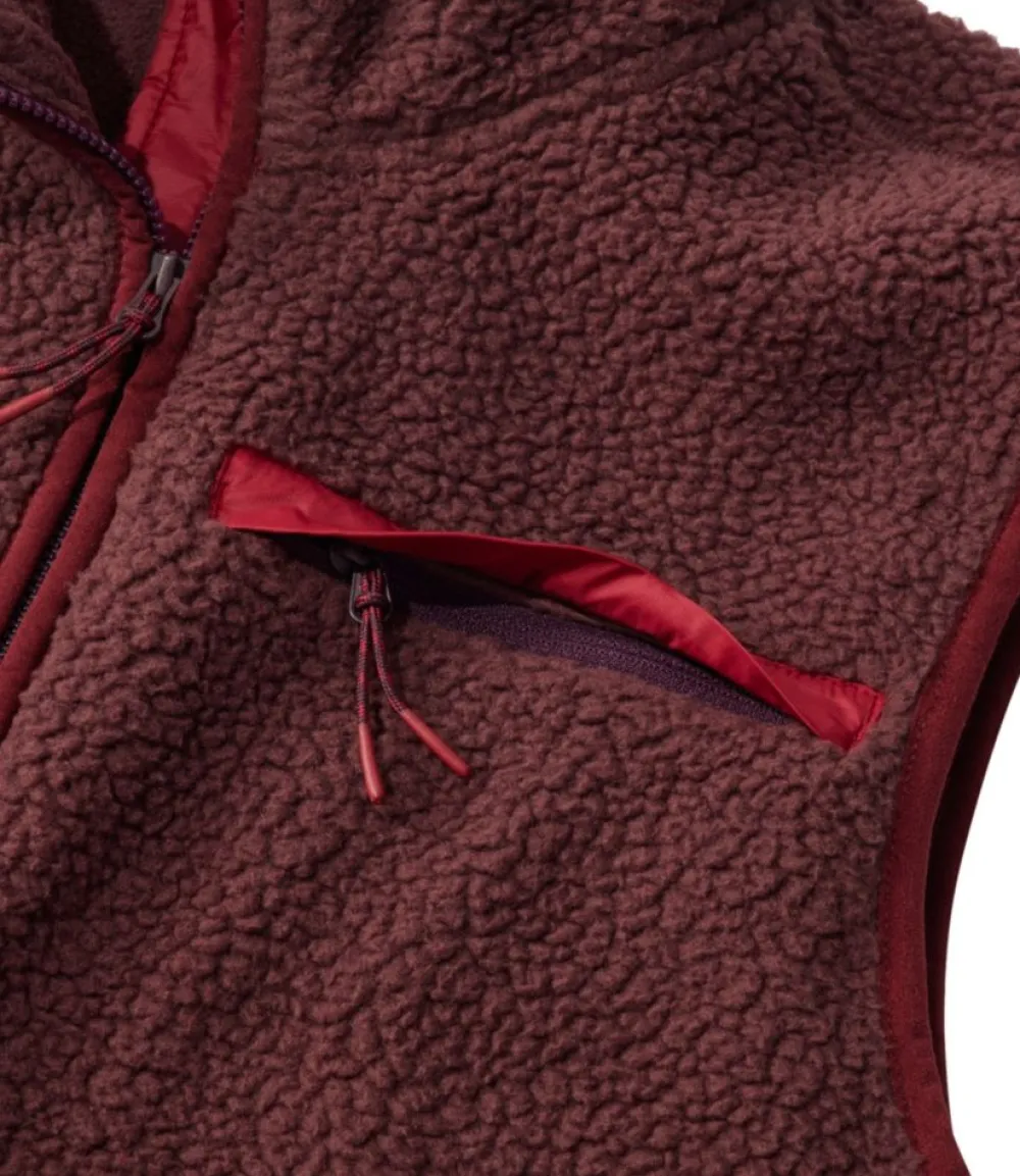 "Women's Mountainside Fleece Vest, Colorblock"-L.L.Bean Discount
