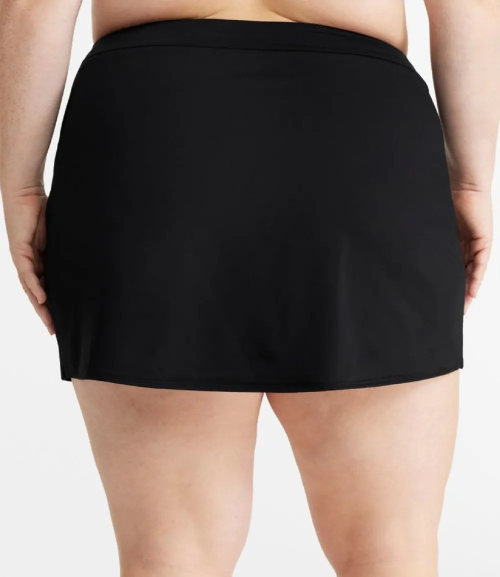 "Women's New Currents Swimwear, Ruched Swim Skort"-L.L.Bean Hot