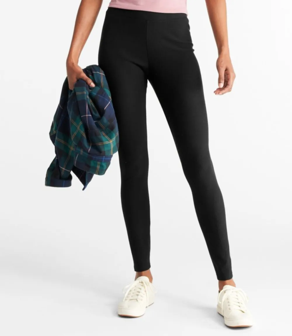 "Women's Perfect Fit Pants, Fleece-Backed Leggings"-L.L.Bean Sale