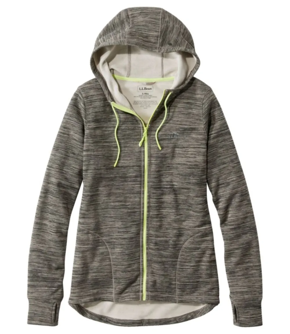 "Women's PrimaLoft ThermaStretch Fleece, Full-Zip Hoodie"-L.L.Bean Best Sale