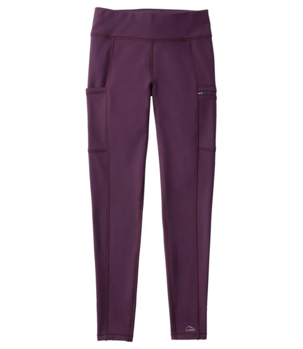 "Women's PrimaLoft ThermaStretch Fleece Pocket Tights, Mid-Rise"-L.L.Bean Cheap