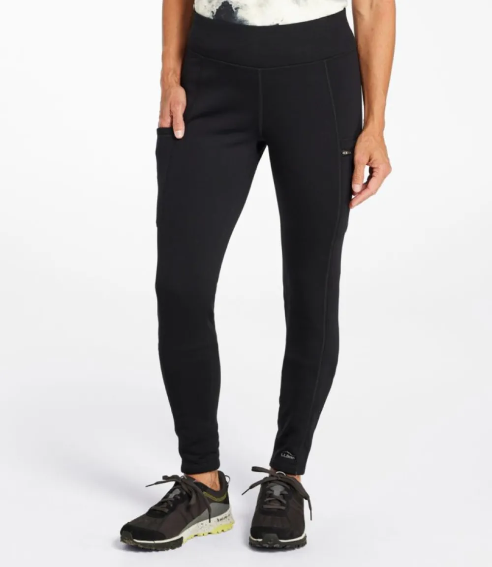 "Women's PrimaLoft ThermaStretch Fleece Pocket Tights, Mid-Rise"-L.L.Bean Cheap