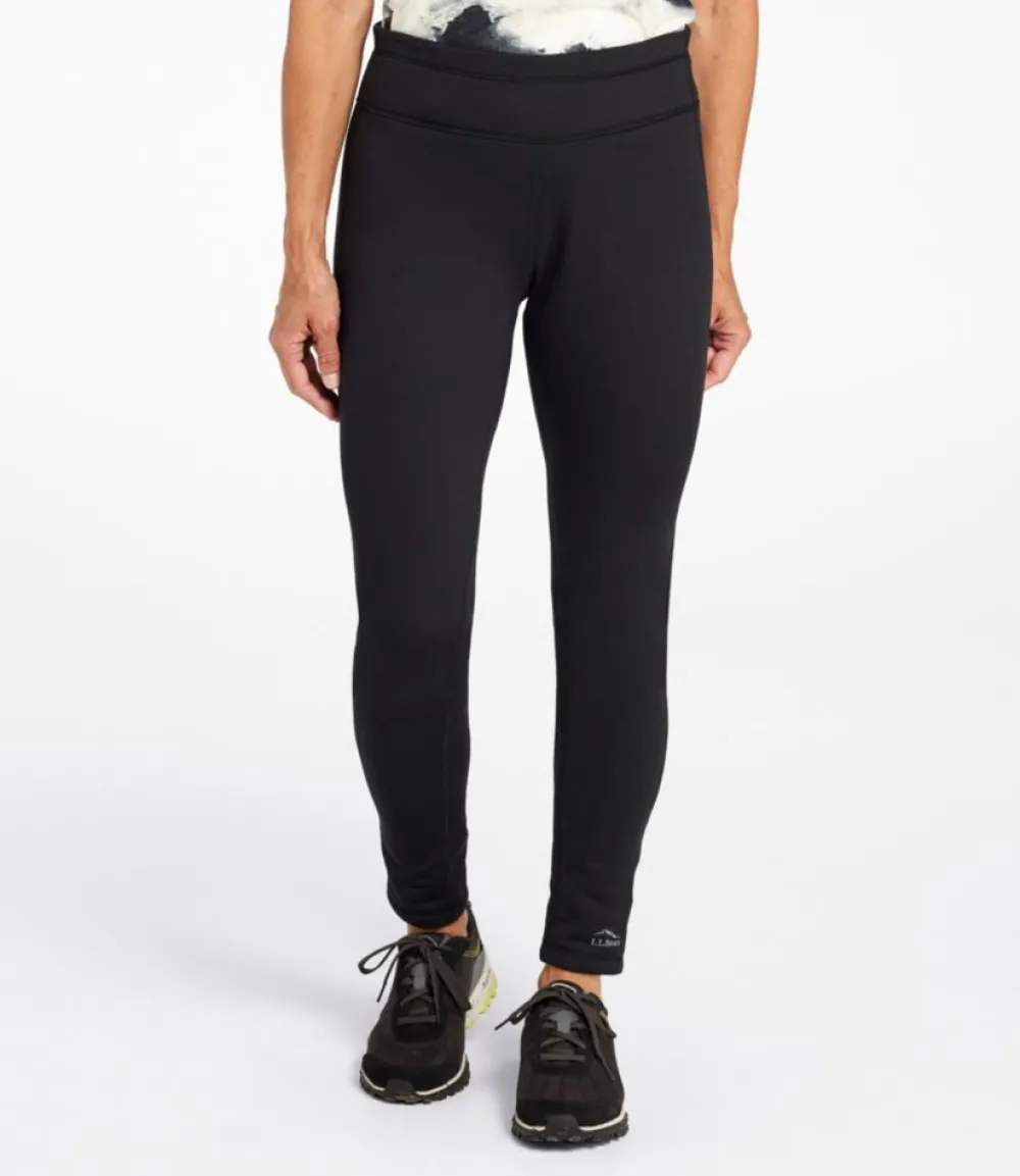 "Women's PrimaLoft ThermaStretch Fleece Tights, Mid-Rise"-L.L.Bean Cheap