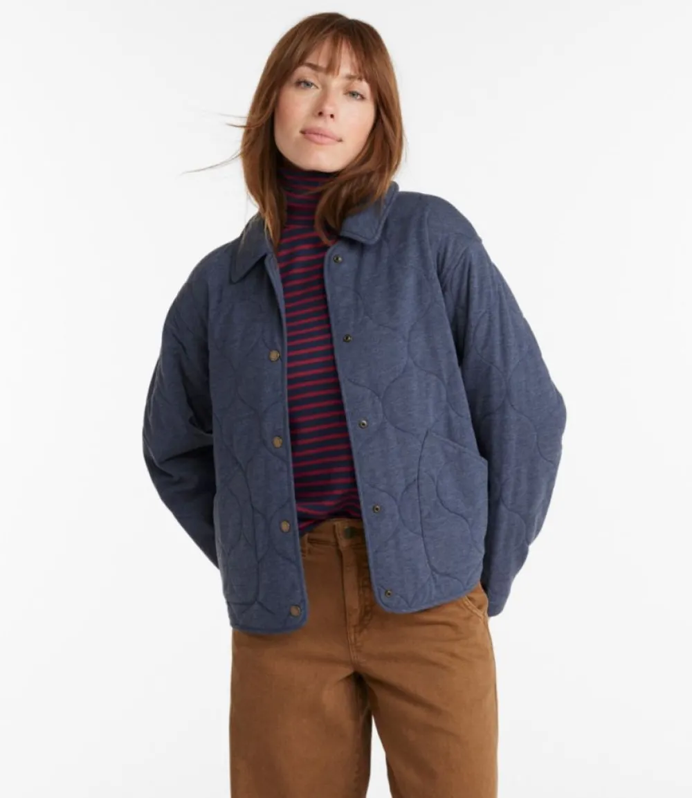 "Women's Quilted Knit Jacket"-L.L.Bean Store