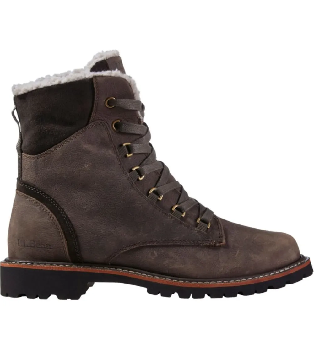 "Women's Rugged Cozy Boots, Lace-Up"-L.L.Bean Fashion