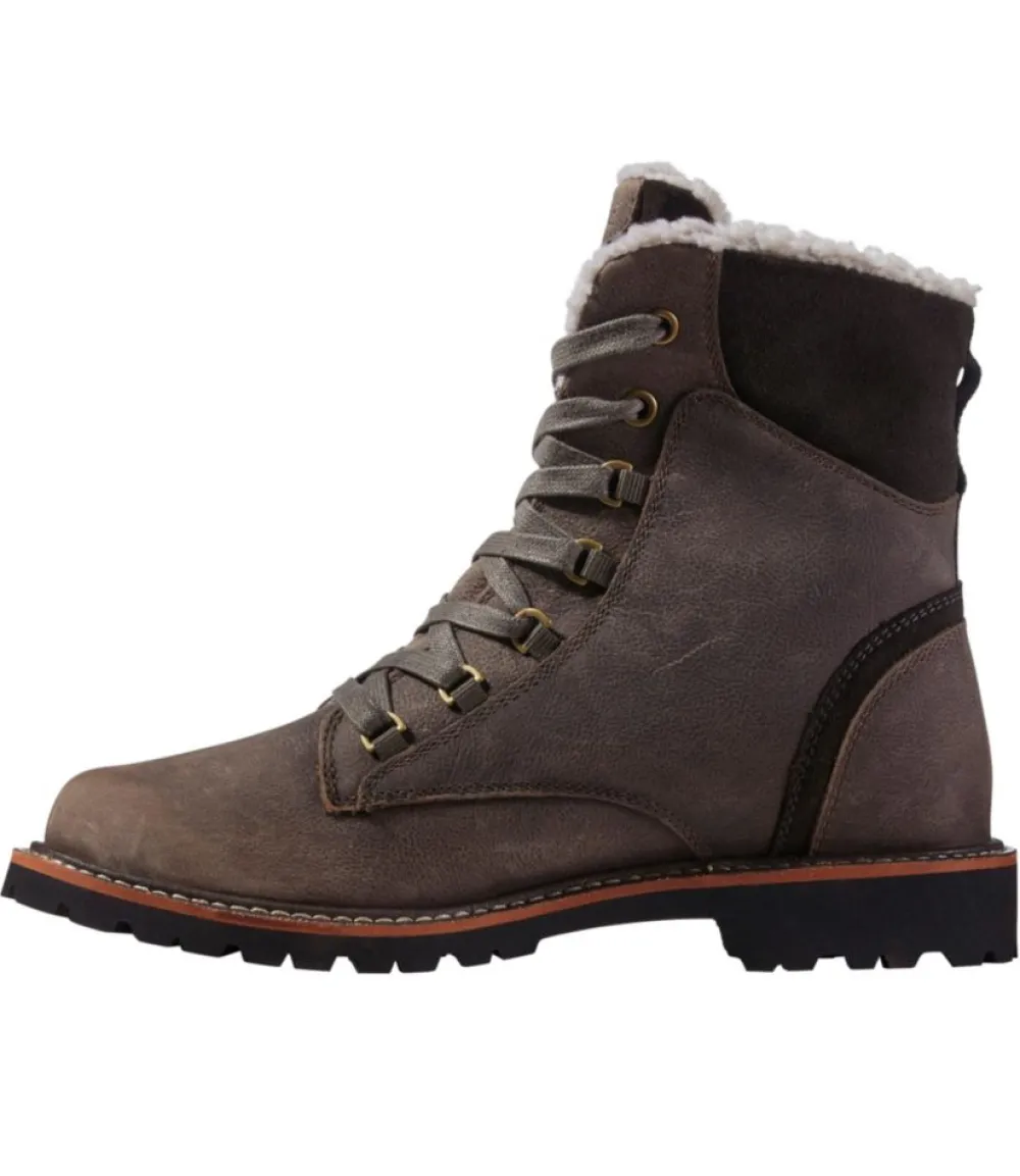 "Women's Rugged Cozy Boots, Lace-Up"-L.L.Bean Fashion