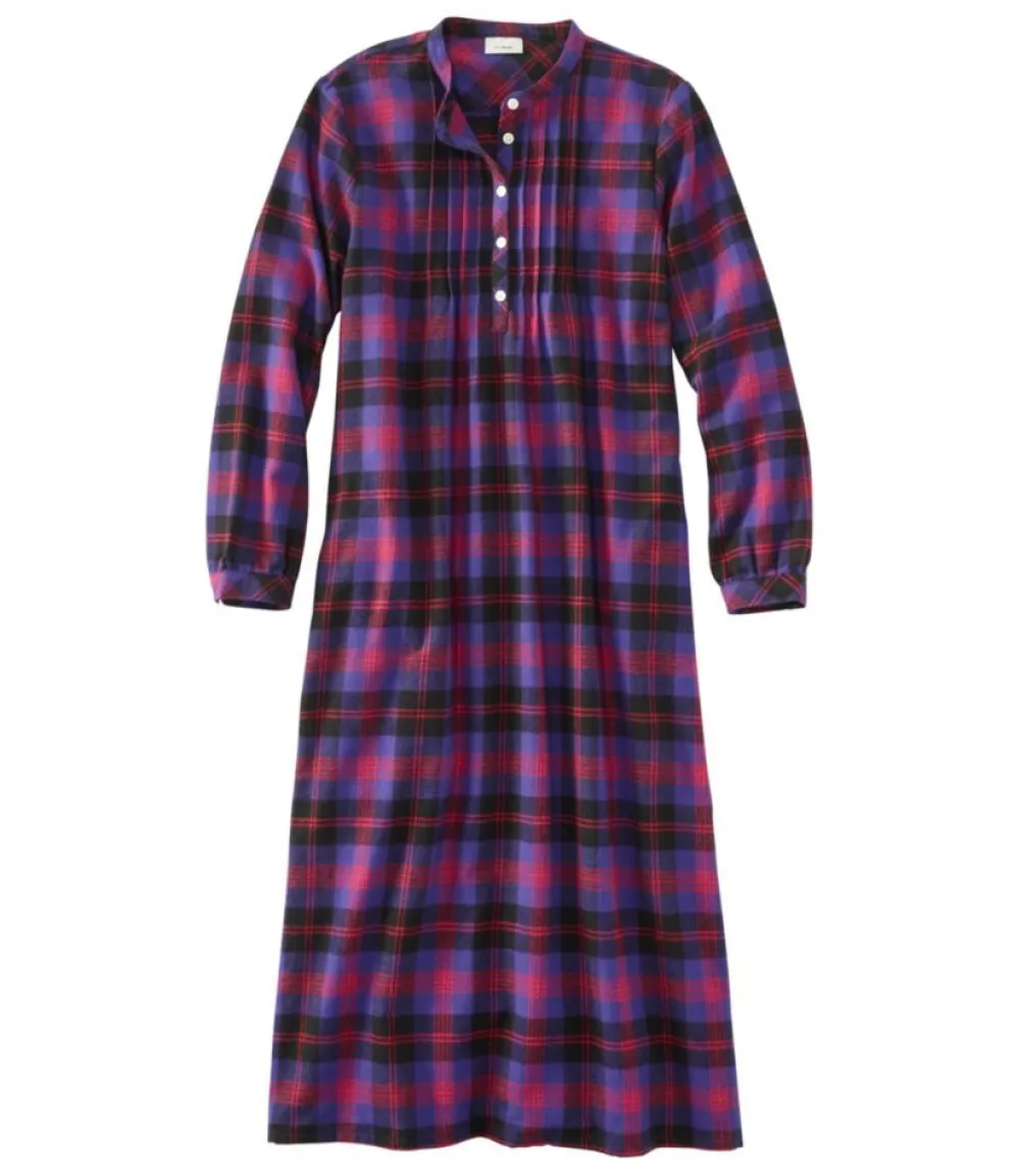 "Women's Scotch Plaid Flannel Nightgown"-L.L.Bean Discount