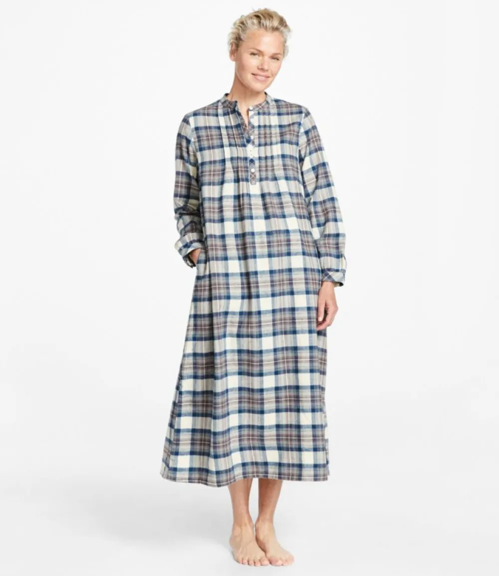 "Women's Scotch Plaid Flannel Nightgown"-L.L.Bean Discount