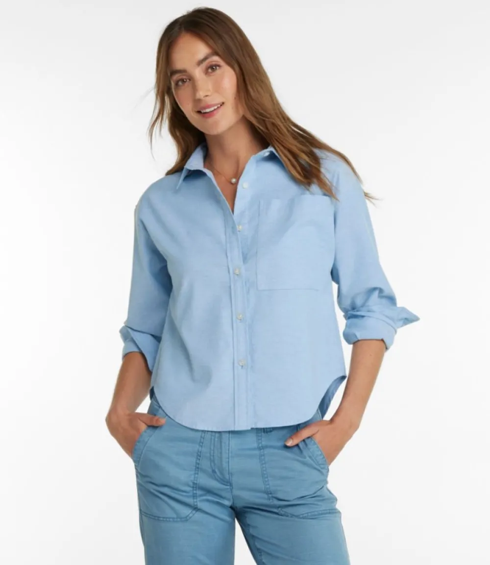 "Women's Signature Boyfriend Oxford Shirt"-L.L.Bean Best Sale
