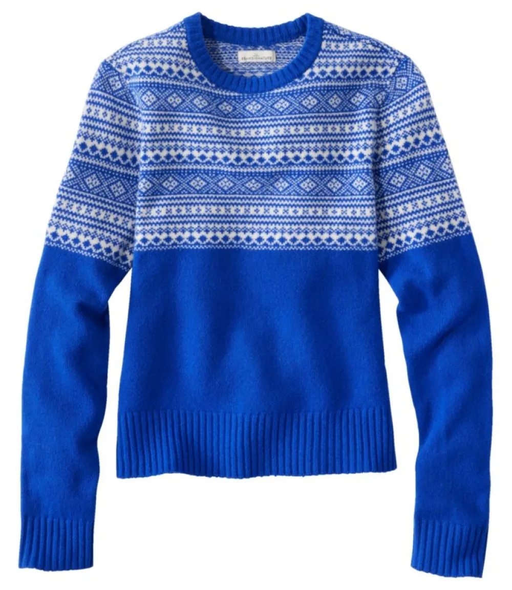 "Women's Signature Camp Merino Wool Sweater, Pullover Novelty"-L.L.Bean Outlet