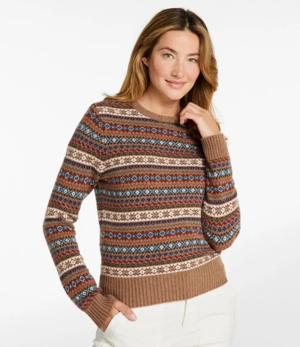 "Women's Signature Camp Merino Wool Sweater, Pullover Novelty"-L.L.Bean Outlet