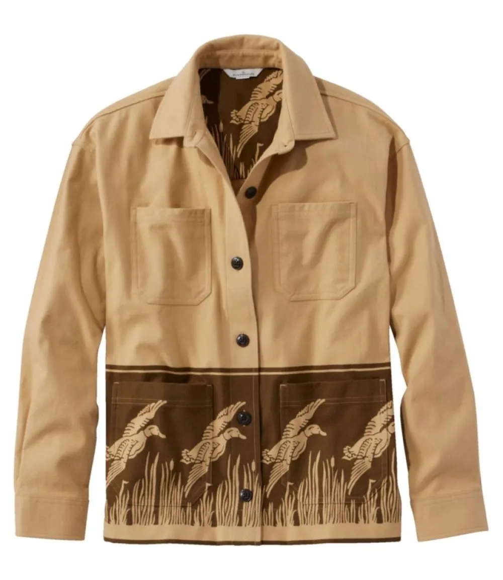 "Women's Signature Chamois Shirt-Jacket, Pattern"-L.L.Bean Online