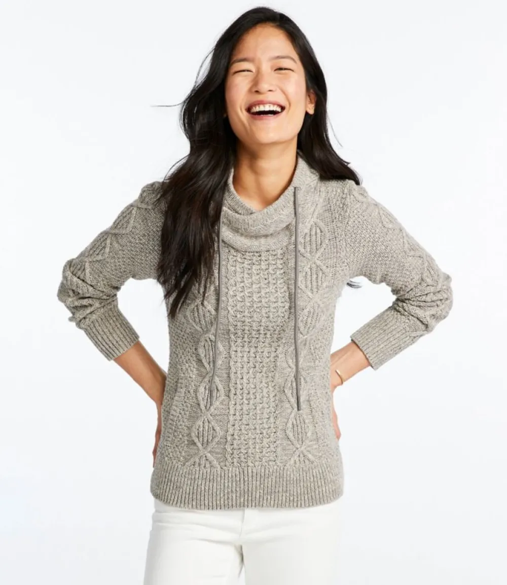 "Women's Signature Cotton Funnelneck Sweater"-L.L.Bean Sale