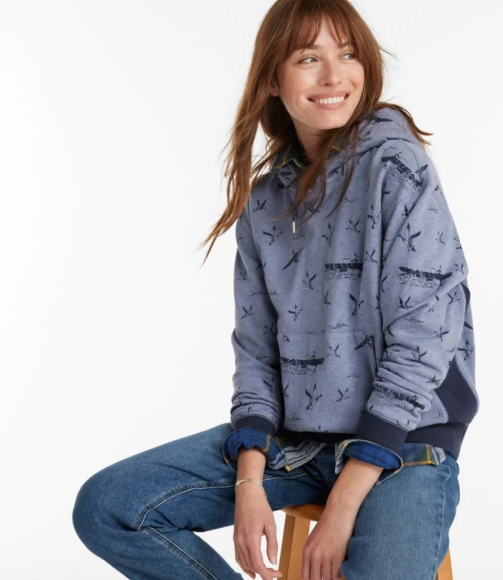 "Women's Signature Heritage Hooded Sweatshirt, Pattern"-L.L.Bean Clearance