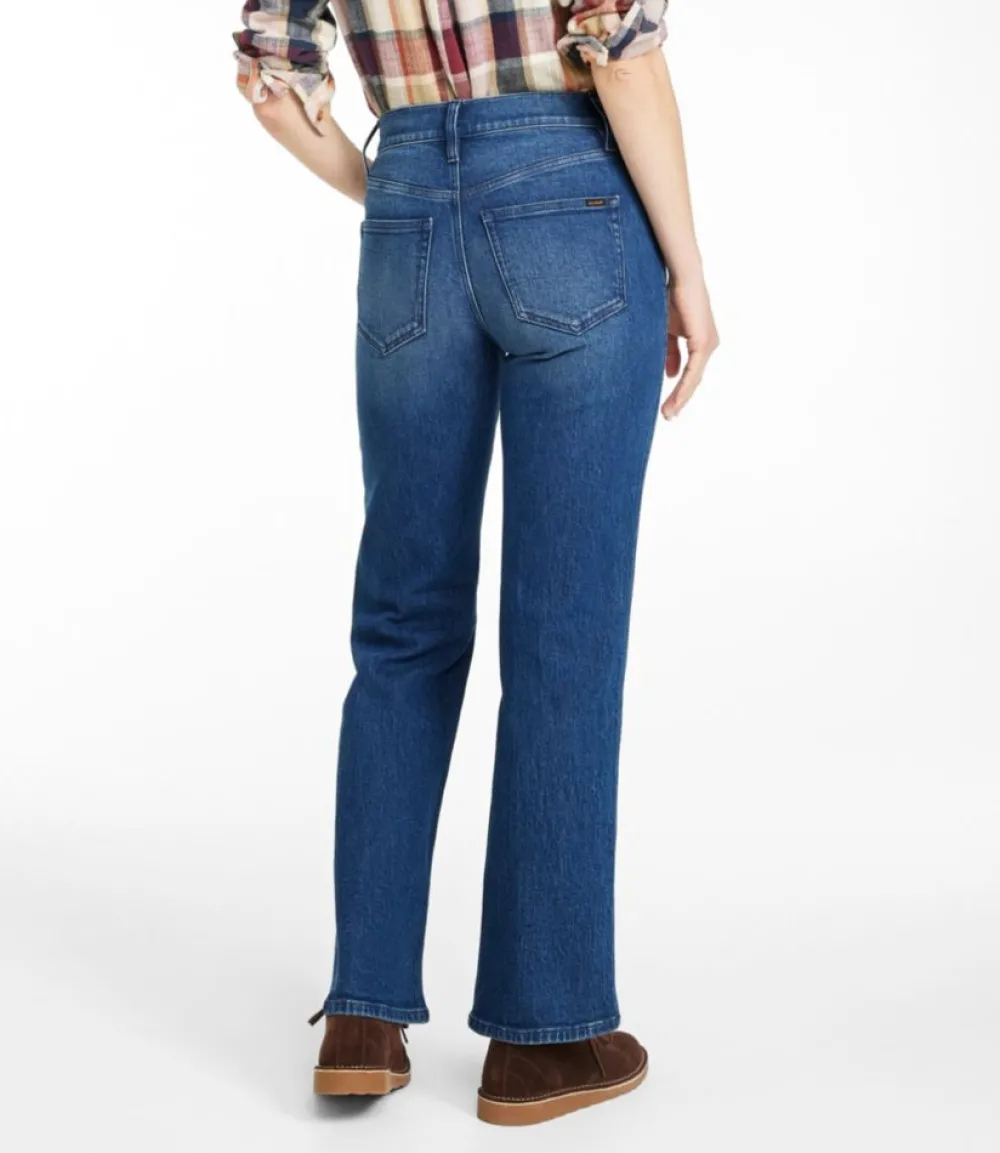 "Women's Signature Original Jeans, High-Rise Straight-Leg"-L.L.Bean Online