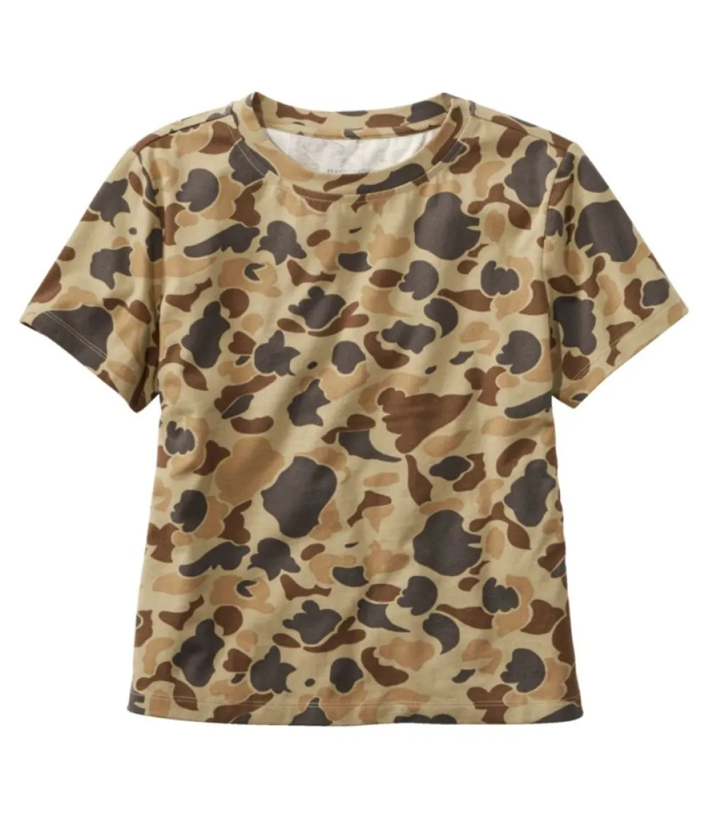 "Women's Signature Rangeley Cotton Tee, Boxy"-L.L.Bean Discount