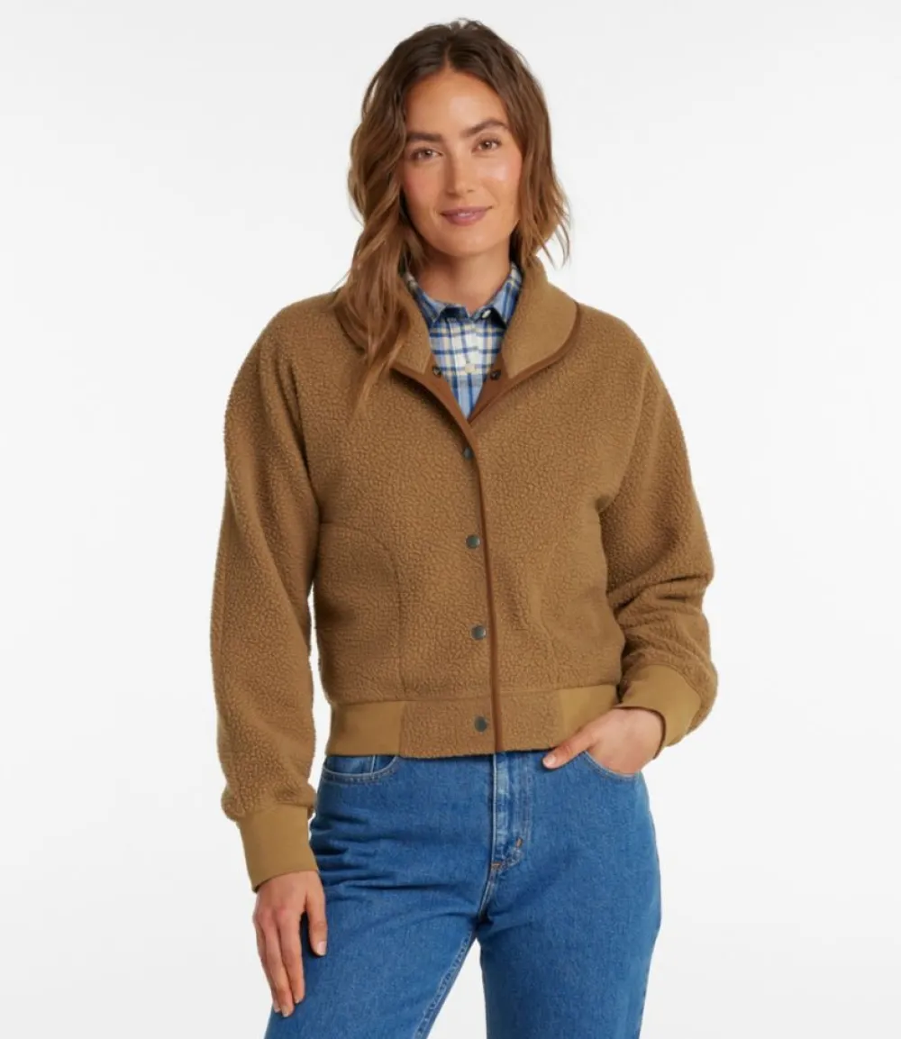 "Women's Signature Valley Fleece Cardigan"-L.L.Bean Shop