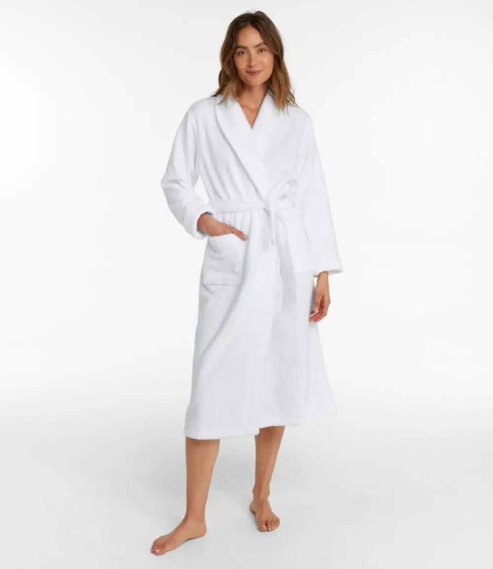 "Women's Soft Plush Terry Robe"-L.L.Bean Hot