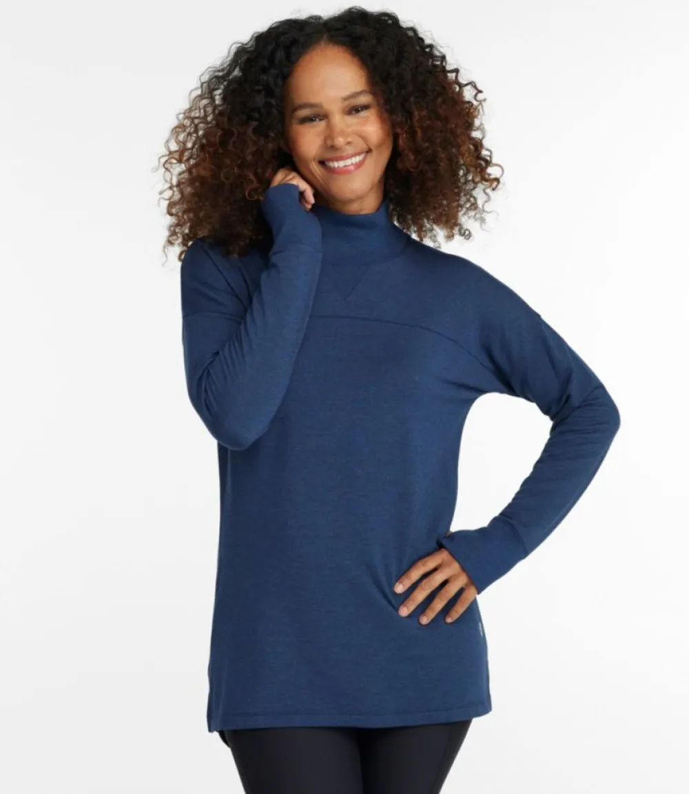 "Women's SoftFlex Mockneck Pullover"-L.L.Bean Best Sale