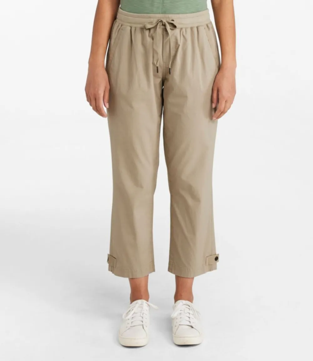 "Women's Stretch Ripstop Pull-On Capri Pants, Slim-Leg"-L.L.Bean Online