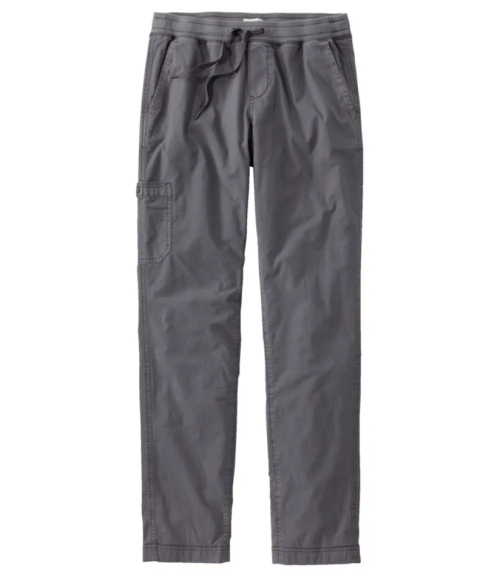 "Women's Stretch Ripstop Pull-On Pants, Slim-Leg Fleece-Lined"-L.L.Bean Best Sale