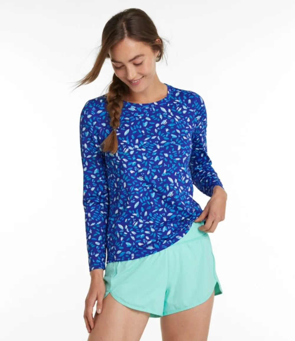 "Women's SunSmart® UPF 50+ Sun Shirt, Print"-L.L.Bean Online